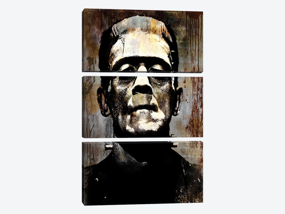Frankenstein I by Martin Wagner 3-piece Canvas Print
