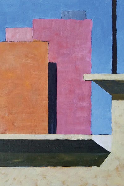 Michael Ward: Downtown (Abstract) by Michael Ward