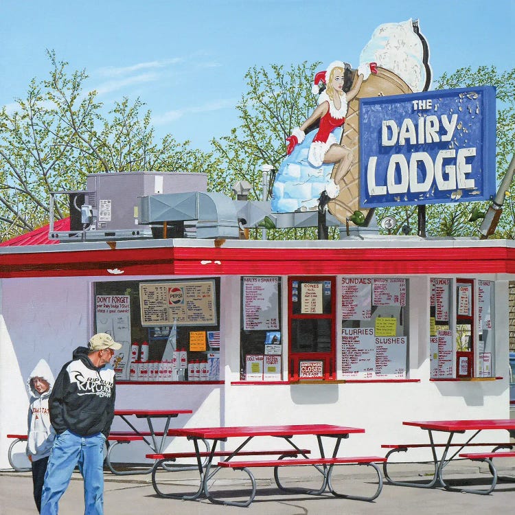 Dairy Lodge by Michael Ward wall art