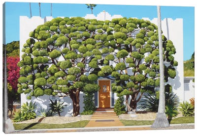Bodhi Tree House Canvas Art Print - Artful Architecture