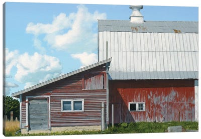 Michigan Barn IV Canvas Art Print - Michael Ward