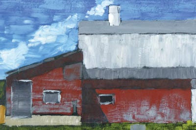 Michigan Barn IV (Abstract) by Michael Ward art print