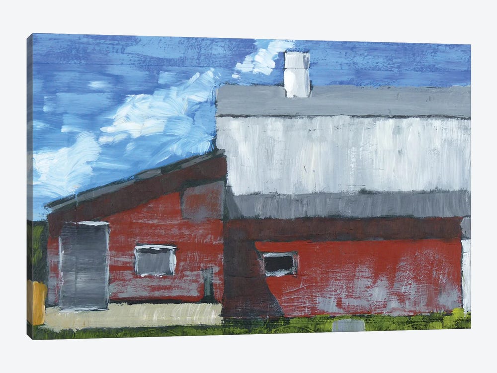 Michigan Barn IV (Abstract) by Michael Ward 1-piece Canvas Art Print