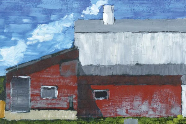 Michigan: Michigan Barn IV (Abstract) by Michael Ward