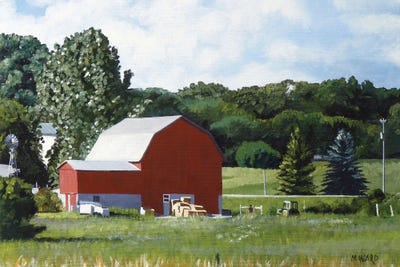 Michigan Barn I by Michael Ward art print