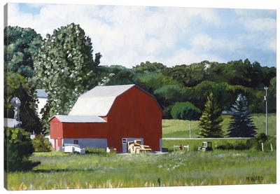 Michigan Barn I Canvas Art Print