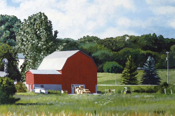 Michigan: Michigan Barn I by Michael Ward