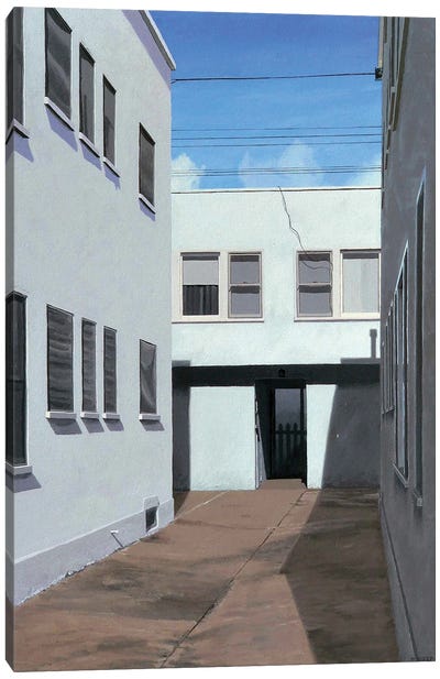 People Live Here Canvas Art Print - Michael Ward