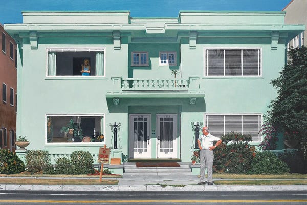 Artful Architecture: Waiting For The Parade by Michael Ward