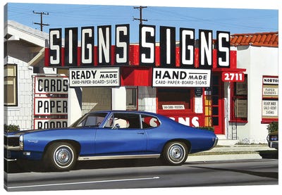 Signs Signs Canvas Art Print