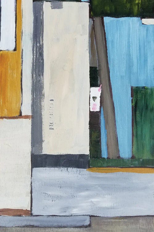 You Lookin' At Me? (Abstract) by Michael Ward wall art