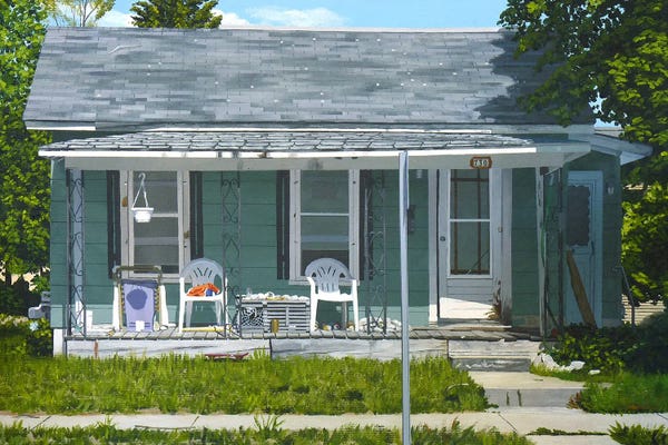 Classic Americana: Across From Louie's by Michael Ward