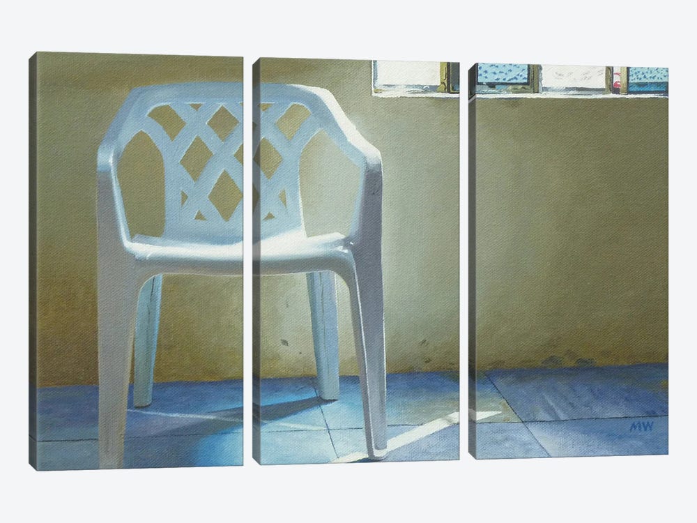 El Tuito Chair by Michael Ward 3-piece Canvas Print