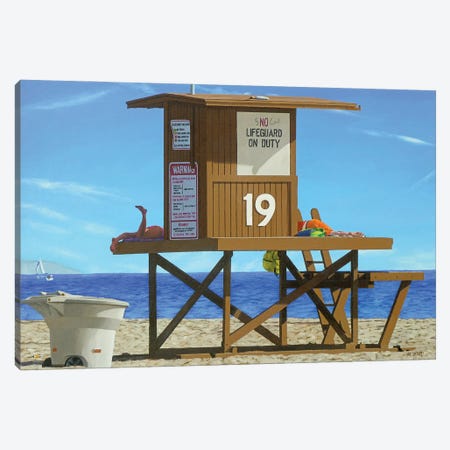 Beached Canvas Print #MWD7} by Michael Ward Canvas Wall Art