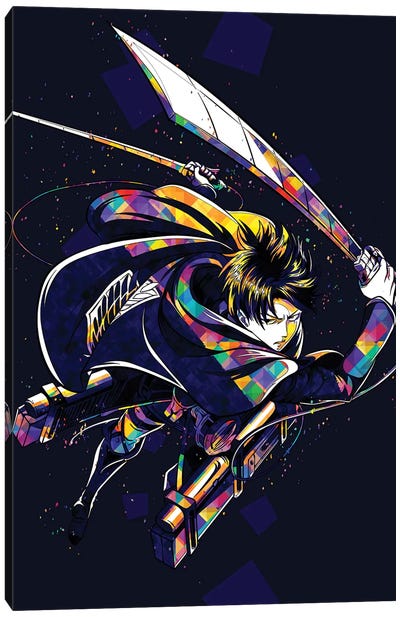 Levi Attack On Titan II Canvas Art Print - Anime Art