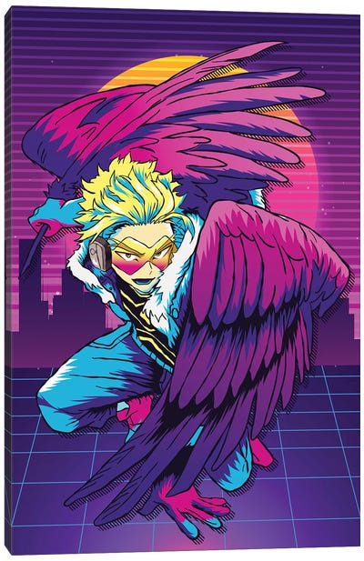 My Hero Academia Hawks II Canvas Art Print
