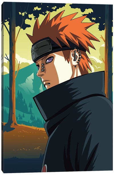 Nagato From Naruto Anime Canvas Art Print - Art by Middle Eastern Artists