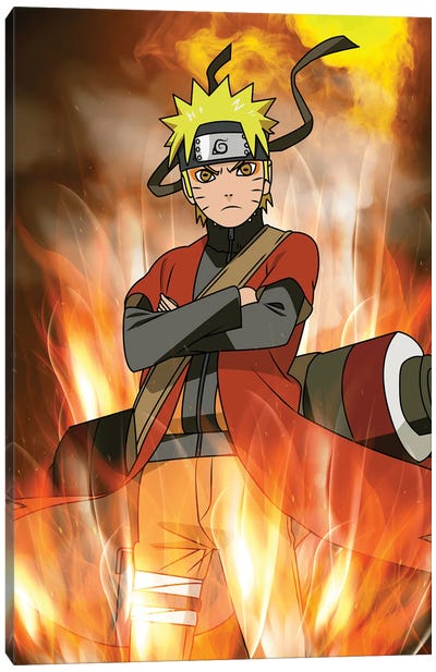 Naruto Canvas Art Print - Art by Middle Eastern Artists