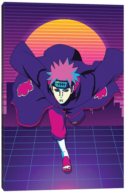 Pain Naruto Anime Canvas Art Print - Naruto Uzumaki