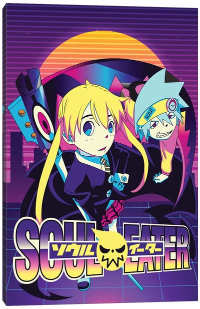Soul Eater Evans And Maka Canvas Art Print - Other Anime & Manga Characters