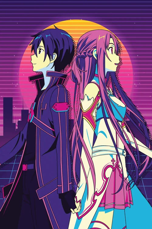 Sword Art Online by Mounier Wanjak wall art