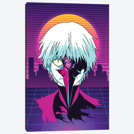Tokyo Ghoul Centipede 80s Canvas Print #MWJ186} by Mounier Wanjak Canvas Print