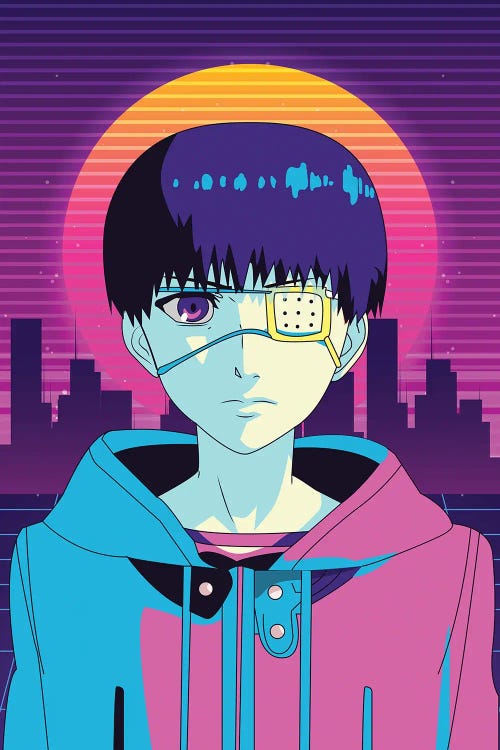 Tokyo Ghoul Kaneki 80s