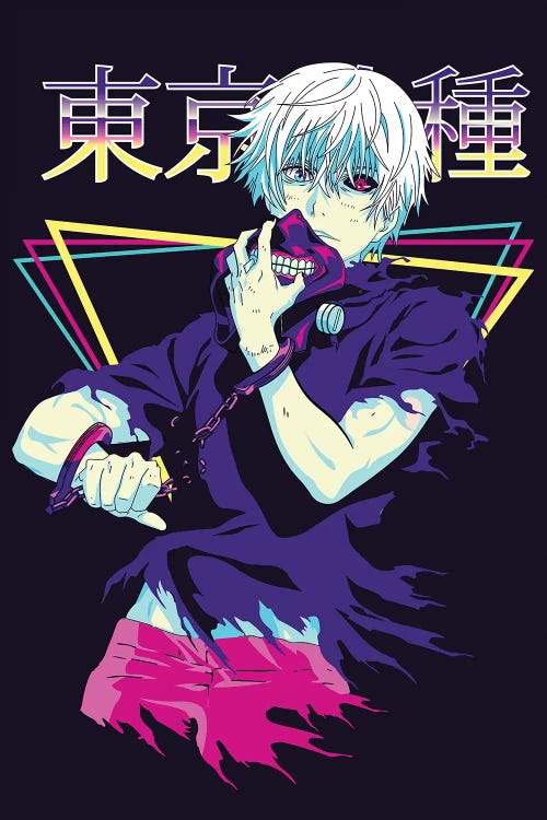 Funny Tokyo Ghoul Ken Art Anime Manga For Fans Poster by Anime Art - Fine  Art America