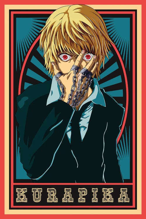 Hunter X Hunter - Kurapika - Vintage by Mounier Wanjak wall art