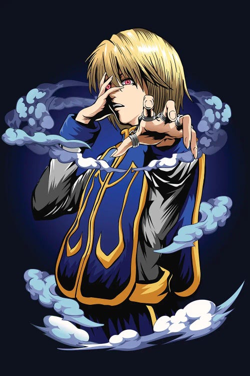 Hunter X Hunter - Kurapika by Mounier Wanjak wall art