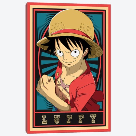 One Piece Anime - Luffy - 80s Retro