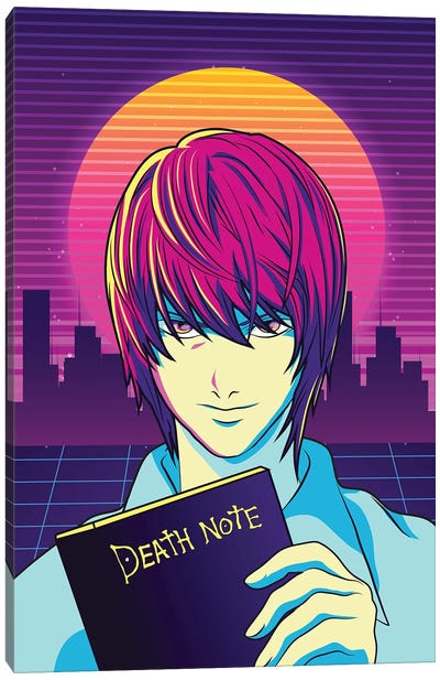 Death Note Light Yagami II Canvas Art Print - Mounier Wanjak