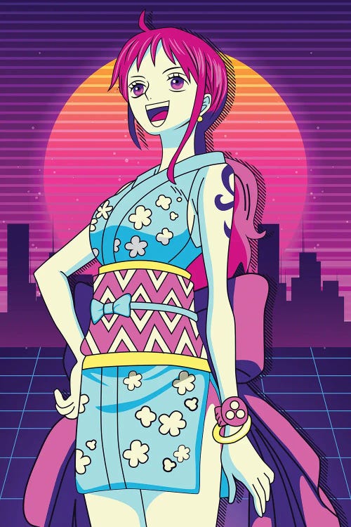 One Piece - Nami - 80s Retro