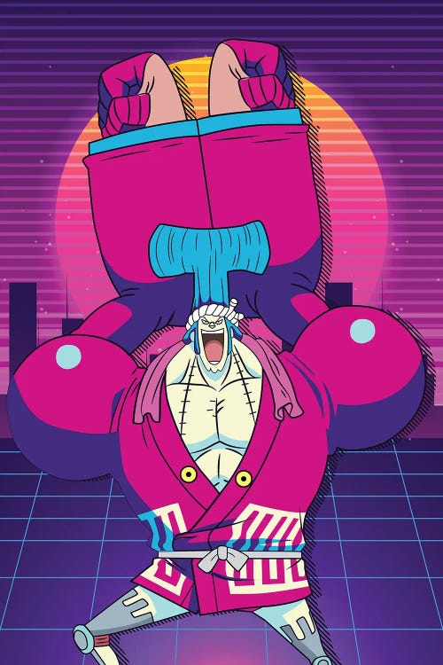 One Piece - Franky - 80s Retro