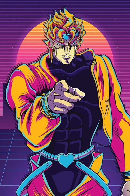 Jojo'S Bizarre Adventure - Dio Brando - 80s Retro