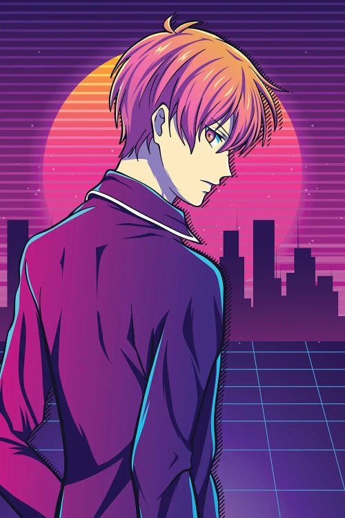 Fruits Basket Anime - Kyo Sohma - 80s Retro