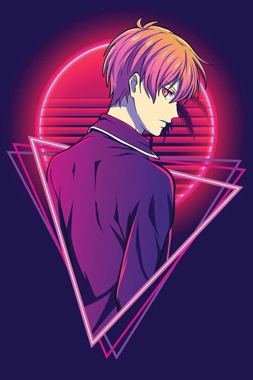 Fruits Basket Anime - Kyo Sohma - Retro Style