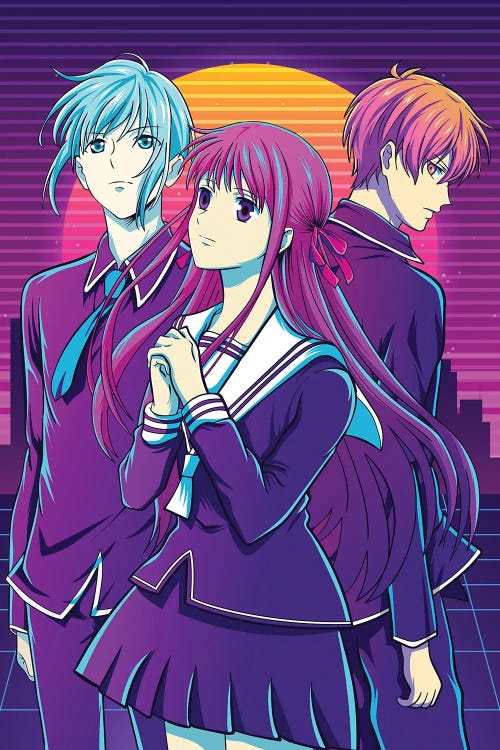 Fruits Basket Anime - 80s Retro Style