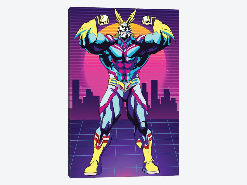 All Might My Hero Academia II by Mounier Wanjak 1-piece Canvas Artwork