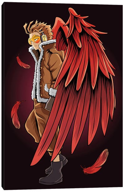 My Hero Academia - Hawks Canvas Art Print - Mounier Wanjak