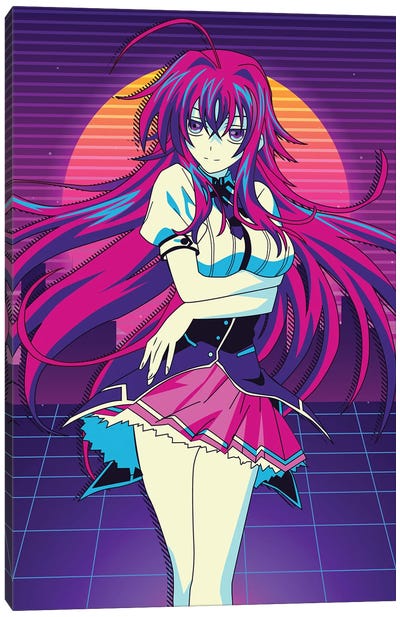 High School DxD - Rias Gremory Canvas Art Print - Other Anime & Manga Characters