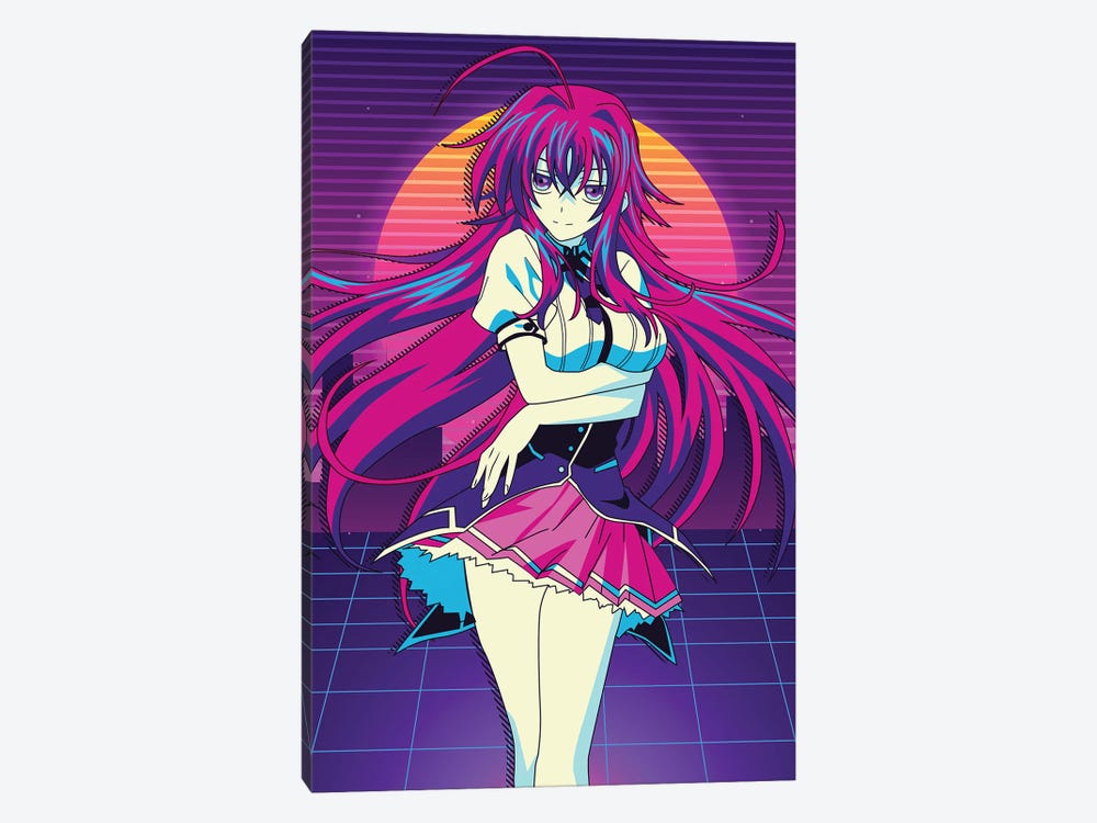 High School DxD - Rias Gremory by Mounier Wanjak 1-piece Canvas Wall Art