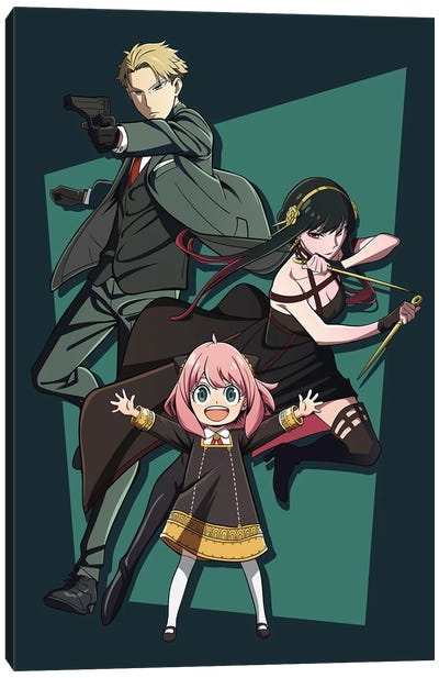 Spy X Family Anime Canvas Art Print - Other Anime & Manga Characters