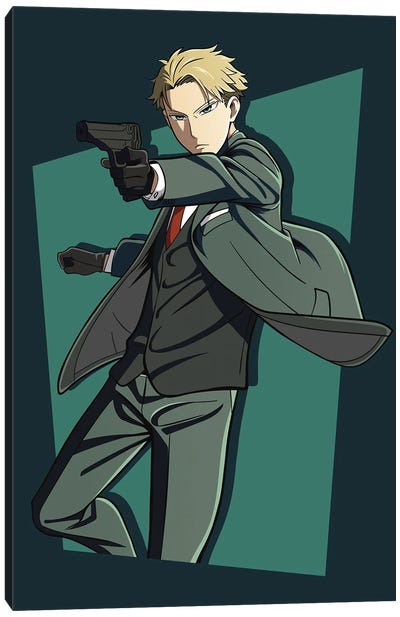 Spy X Family Anime - Loid Forger Canvas Art Print - Other Anime & Manga Characters