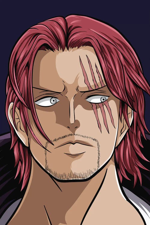 One Piece Anime - Shanks Portrait