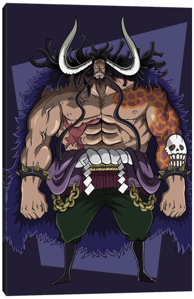 One Piece Anime - Kaido Canvas Art Print - Mounier Wanjak
