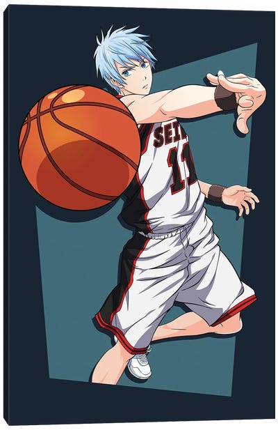 Kuroko No Basket Anime - Tetsuya Kuroko Canvas Art Print - Mounier Wanjak