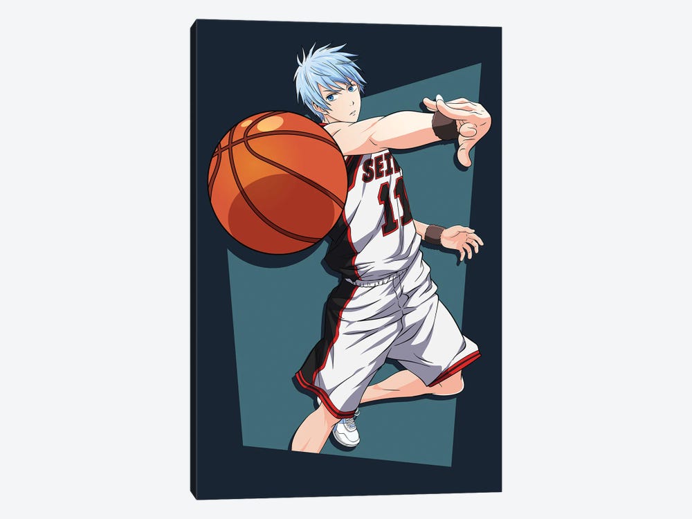 Kuroko No Basket Anime - Tetsuya Kuroko by Mounier Wanjak 1-piece Canvas Print