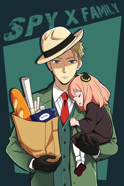 Anime Spy X Family - Loid Forger And Anya