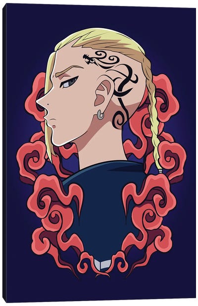 Tokyo Revengers Anime - Draken Canvas Art Print - Mounier Wanjak